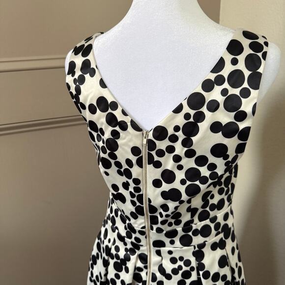 The Limited Sleeveless v-neck Fit & Flare Occasion Dress White and Black size 4 - Picture 4 of 5